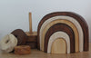 Eco Sprogs Wooden stacker - rainbow