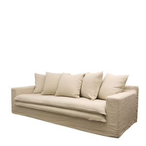 Linen slipcover Sofa - Oatmeal