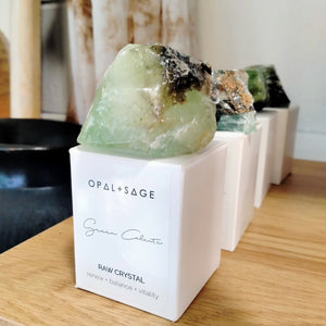 Opal + Sage Raw Crystals