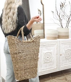 Woven shopper - Moon basket