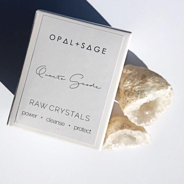 Opal + Sage Raw Crystals